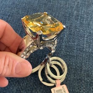 Juicy Couture Yellow Diamond Keychain